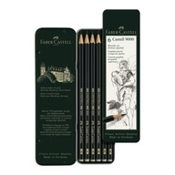 Sada 6 ceruziek Faber Castel 9000 v kazete HB-8B