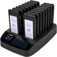 VEVOR Privolávací systém Retekess 16 Pager Black Restaurant Pagers