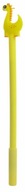 Guľôčkové pero s figúrkou Dinosaury SHAN Žltá