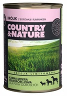 Country & Nature - Królik z borówką i rumiankiem - 400g