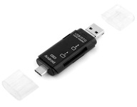 Czytnik kart MicroSD i SD MicroUSB USB USB-C Typ C