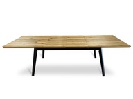 Rozkladací stôl 180x100 + 2×45cm LUIS vložka LOFT