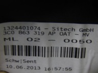 bracciolo nero WELUR VW PASSAT B7 3C0863319AP