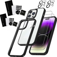 Puzdro pre iPhone 15 Pro Max Sada 5v1 cover case puzdro +4x sklo