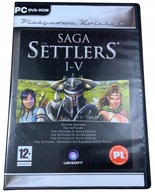 SAGA SETTLERS I-IV płyty BDB BEZ KODU PL PC