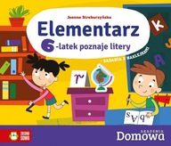 ELEMENTARZ 6-LATEK POZNAJE LITERY. DOMOWA AKADEMIA