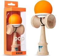 Kendama KROM POP orange, pomarańczowa