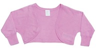 H&M uroczy sweter bolerko różowe wizytowe 68-74