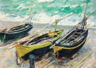 INTERDRUK Puzzle Tri rybárske lode Claude Monet 1000 dielikov.