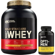 Optimum Nutrition 100 % Whey Gold Standard 2270 g + Opti Men 90 tabliet