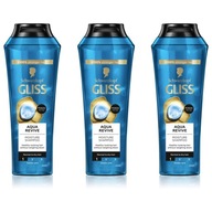 Schwarzkopf Gliss Aqua Revive Moisturizing Szampon do włosów 3x 250ml