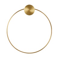 NÁSTENNÉ SVIETIDLO NÁSTENNÉ LED RING KRUH 40CM OLD GOLD ZLATÉ KARTÁČOVANÉ