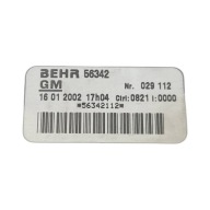 Panel switch air conditioning devices Opel ZAFIRA A 2.0 DTI 90560950