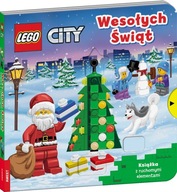 RUCHOME OBRAZKI Kartonik | Wesołych Świąt LEGO CITY