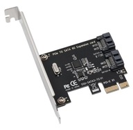 Kontroler Adapter Karta PCI-E 1x na 2x SATA 3