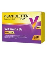 VIGANTOLETTEN MAX 4000 J.M,witamina D3,120TABLETEK