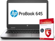 Notebook HP Poleasingowy ProBook 645 G3 14" AMD A6 8 GB / 240 GB čierny