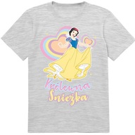 KOSZULKA DZIECIĘCA T-SHIRT DLA DZIECKA ŚNIEŻKA KSIĘŻNICZKI DISNEY 116