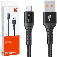 MCDODO KRÓTKI KABEL MICRO USB SZYBKIE ŁADOWANIE DO SAMSUNG QUICK CHARGE 4.0