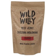 Suszona wołowina Wild Willy Beef Jerky smak Classic 250g duża paka!