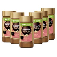 Nescafe Gold Crema Kawa rozpuszczalna słoik 6x200g