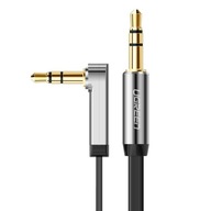 Ugreen plochý uhlový audio kábel AUX 3,5 mm mini jack 0,5 m AV119 10596