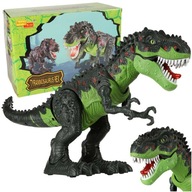Dinosaurus T-REX elektronický chodí reve zelená