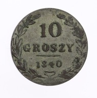 [M7170] Polska 10 groszy 1840