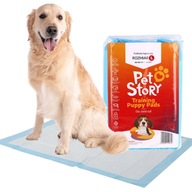 PETSTORY Podkłady DUŻE MATY do Nauki Sikania PSA CHŁONNE XXL 60x60 cm