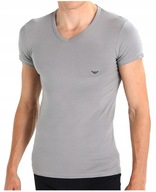 ARMANI Emporio _ Silver Grey T-shirt V-neck _ L