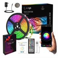 Taśma LED 10M RGB 5050 Bluetooth APLIKACJA PILOT MUZYKA ZESTAW 12V 30diod/m