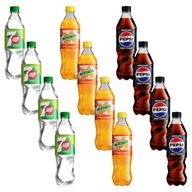 Napój gazowany zero cukru Pepsi Cola + Mirinda + 7Up butelka 12x 0,5l 500ml