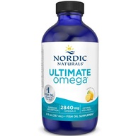 Mastné kyseliny Nordic Naturals Ultimate Omega 2840 mg Citrónová 237 ml