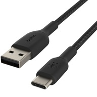 Kabel USB-C / USB-A Belkin Boost Charge, oplot, 2m
