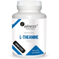 ALINESS L-Theanine 200mg 100vegcaps TEANINA LEPŠIA NÁLADA MENEJ STRESU