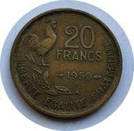 FRANCJA - 20 FRANKÓW 1950 - A7