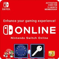 Nintendo Switch 365-dňové online členstvo ( Nintendo Switch) európsky kľúč