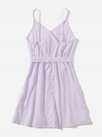 Sukienka dziewczęca bawełniana fioletowa 8-9 lat