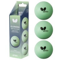 М'ЯЧІ ДЛЯ НАСТІЛЬНОГО ТЕНІСУ BUTTERFLY м'ячі для пінг-понгу 3 шт. СВІТИТЬСЯ