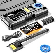 AKKUMULÁTOROS VEZETÉK NÉLKÜLI FORRASZTÓPÁKA 420°C USB-C FORRASZTÓ KÉSZLET