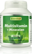 MULTIVITAMIN + MINERáL Greenfood 560mg 120 tbl