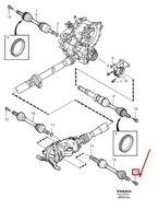 Śruba piasty wału napędowego VOLVO XC90 MK1