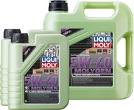 2× Motorový olej Liqui Moly LIQUI MOLLY 1 l 5W-40 + Motorový olej Molygen New Generation 5W-40 4l