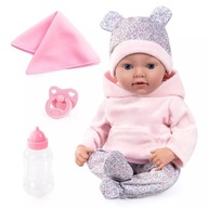 Bábika Reborn Baby 38 cm s príslušenstvom