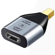ADAPTER 4K 60HZ USB C ŻEŃSKI NA MINI DISPLAYPORT MĘSKI KONWERTER V6