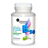 Kompleks witamin z grupy B ALINESS Witamina B complex B-50 100 kapsułek