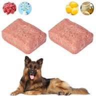 Mięso surowe mrożone mokra karma dla psa drób z kością zestaw 10kg BARF
