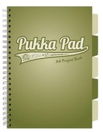Kolotoč Pukka Pad A4 Project Book Olive green olivový