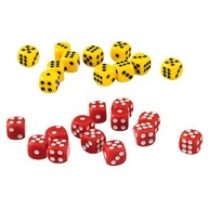 100 Pack Small D6 12mm Dice Opaque Six Sided Die