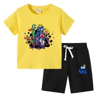2 ks Baby Oblečenie Tričká vtipné zvieratá Prints roztomilé B457-10